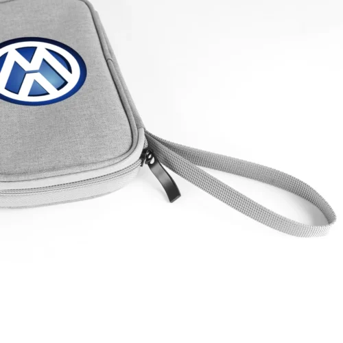 سيارة جذع حقيبة التخزين كابل شحن المنظم بطاقة الائتمان تخزين اكسسوارات السيارات ل Volkswagen VW جولف بولو R Rline GTI CADDY