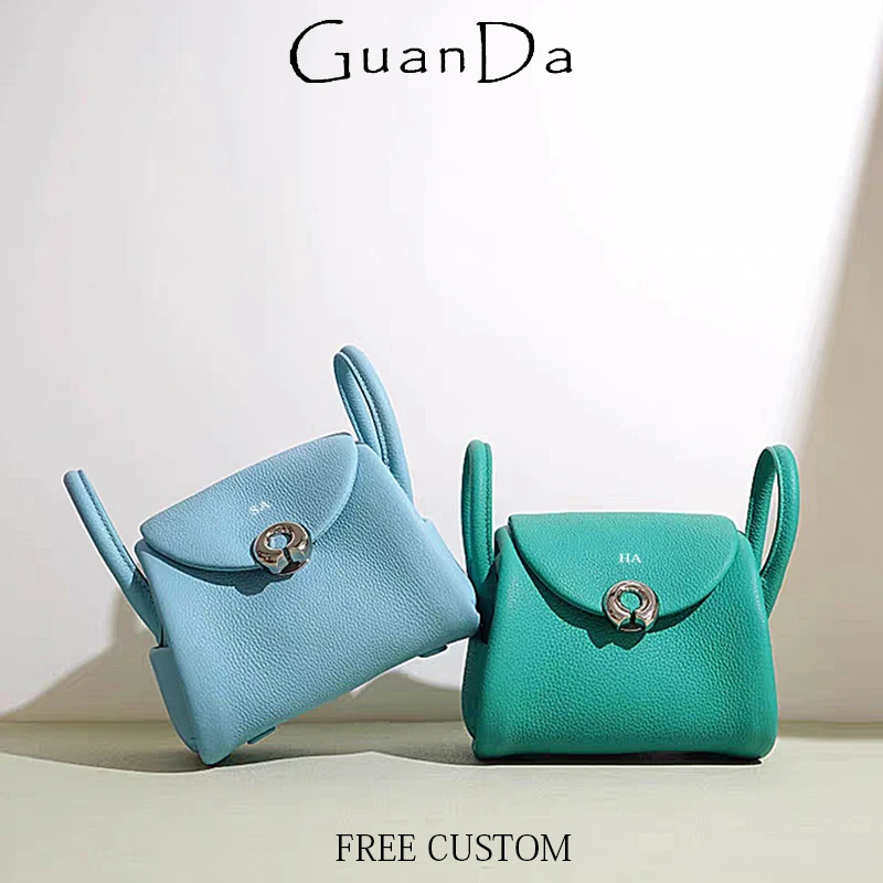 حقيبة  فاخرة يد جلدية حقيقية كروسبودي